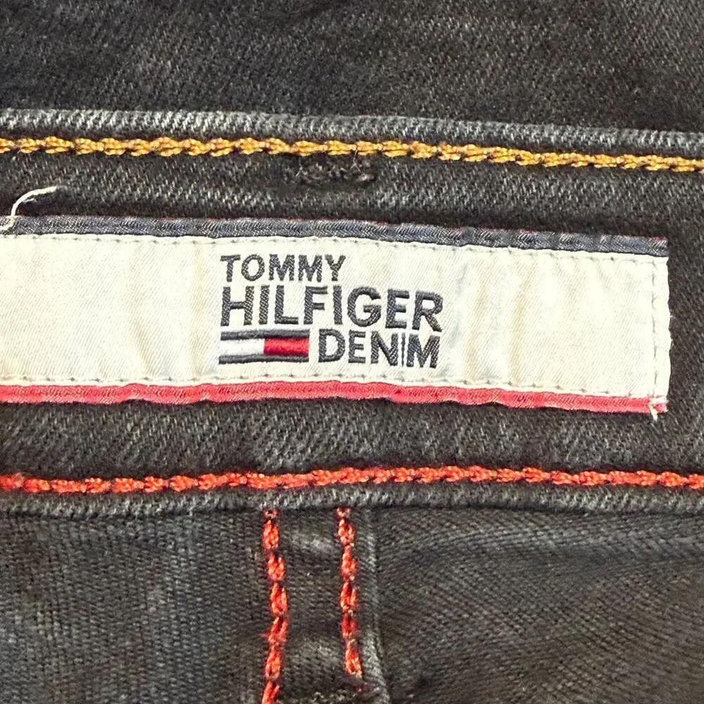Tommy Hilfiger Denim Droite Black Straight Leg Men's Size 40 x 32